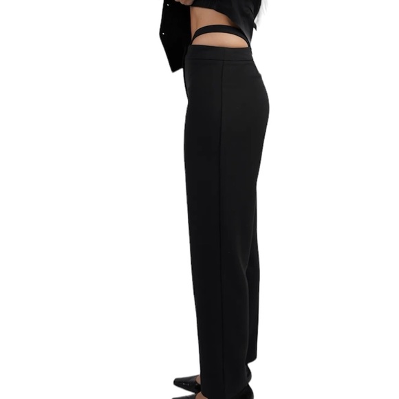 Oak + Fort Asymmetric Waist Pants - Picture 4 of 11